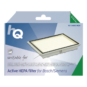 W7-54905-HQN Vervanging actieve hepa filter bosch/siemens - 263506 Verpakking foto